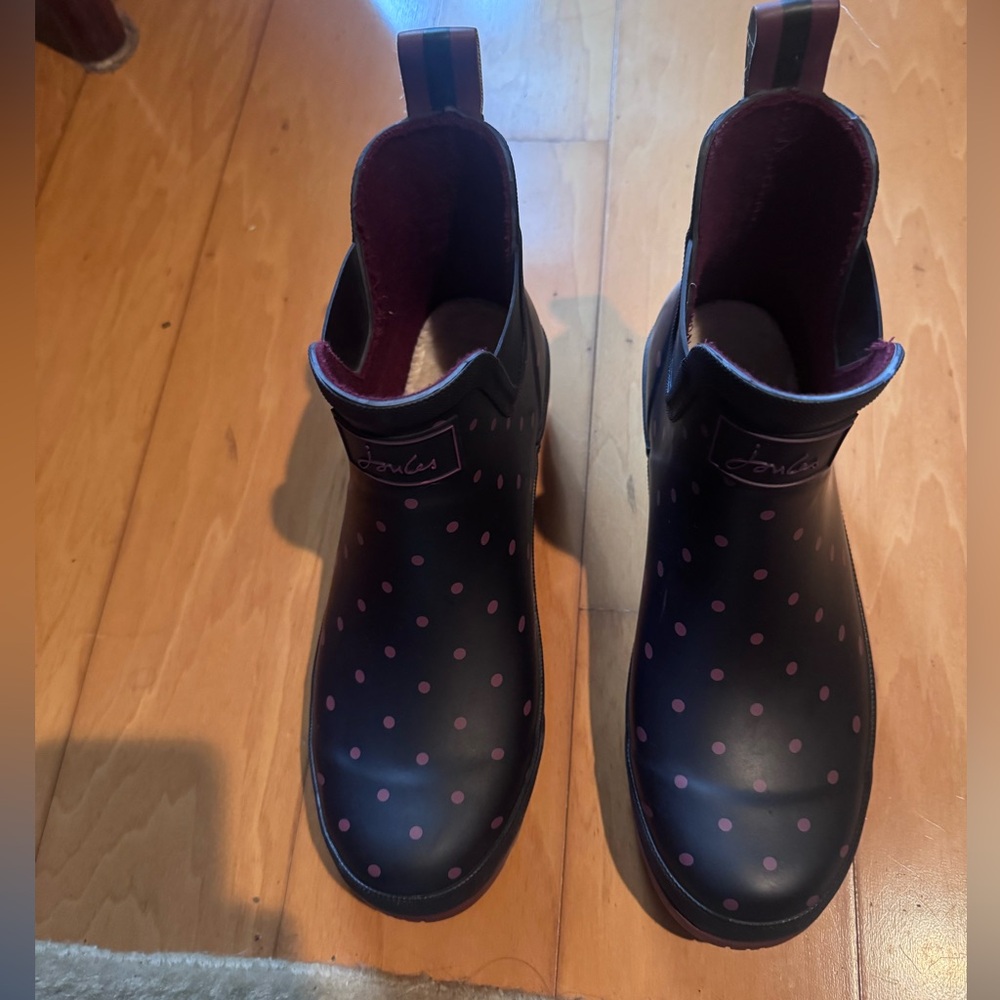 Joules Jolie ankle rain boots goulashes